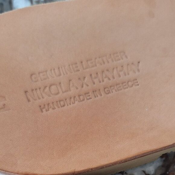 Nikola X HAYHAY Brown‎ Suede slide size 41 - Picture 4 of 9